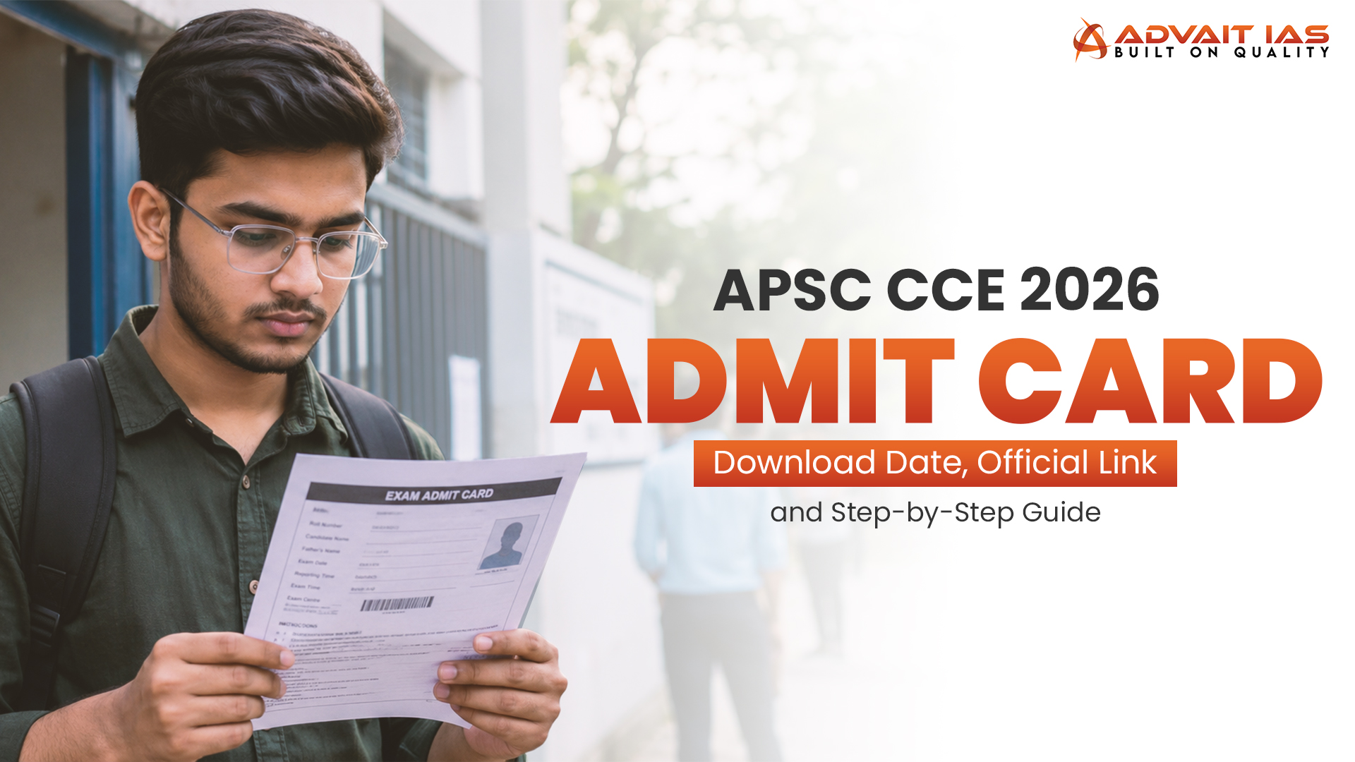 APSC CCE 2026 Admit Card
