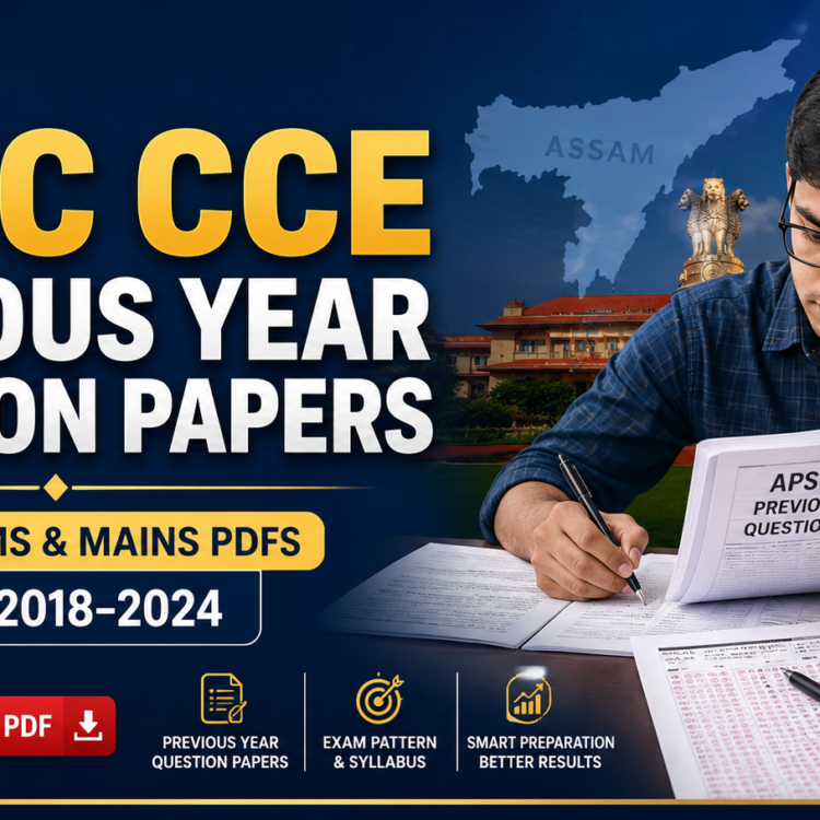 APSC CCE Previous Year Question Paper