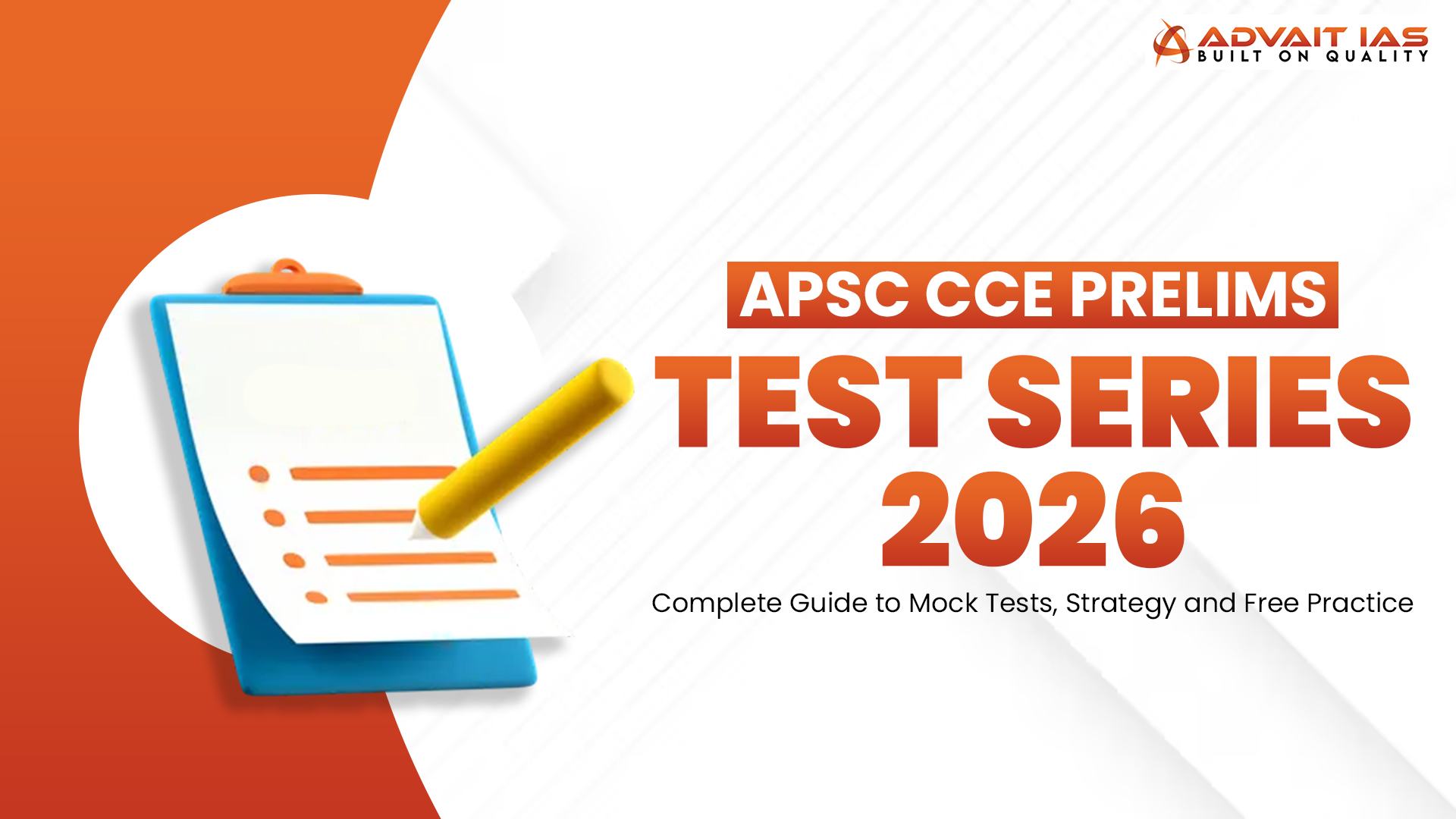 APSC CCE Prelims Test Series 2026